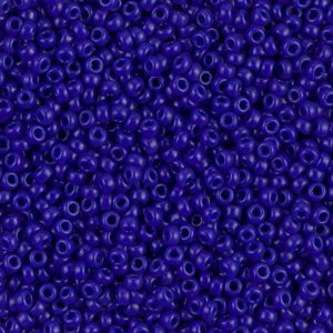 Close-up of small blue beads densely packed together.