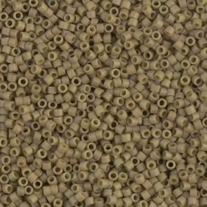 Close-up of numerous small, round, beige beads.