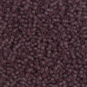 Close-up of tiny purple beads packed tightly together.
