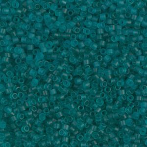 Close-up of teal-colored beads.