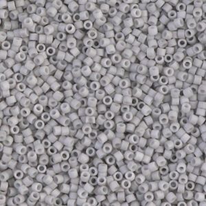 Close-up of many small gray cylindrical beads.