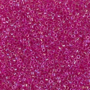 Pale blush translucent seed beads