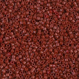 Close-up of small, round, reddish-brown beads densely packed together.