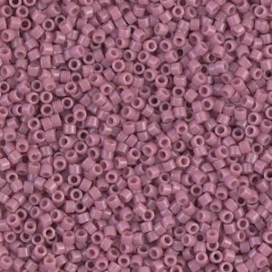 Close-up of small, round, pink beads.