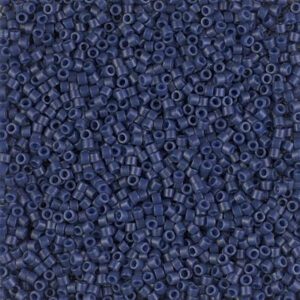 Close-up of numerous small blue beads scattered uniformly.