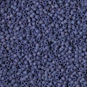Close-up of numerous small, round, blue beads.